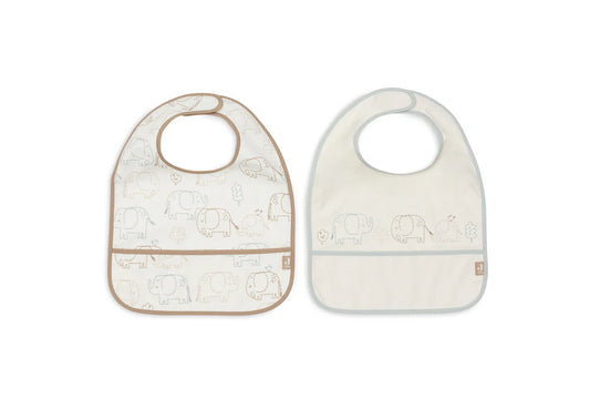 Bavoir imperméable - Elephant Tales - 2 Unités
