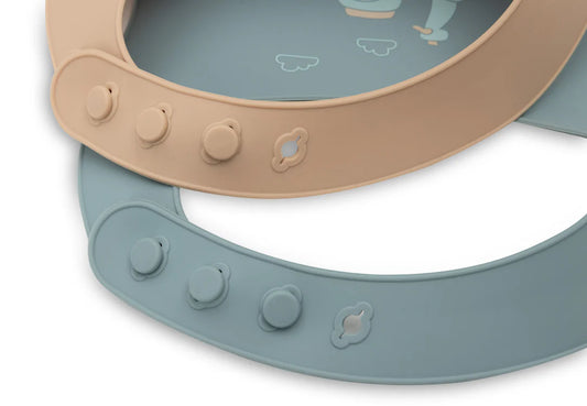 Bavoir Silicone - On The Go - 2 Unités