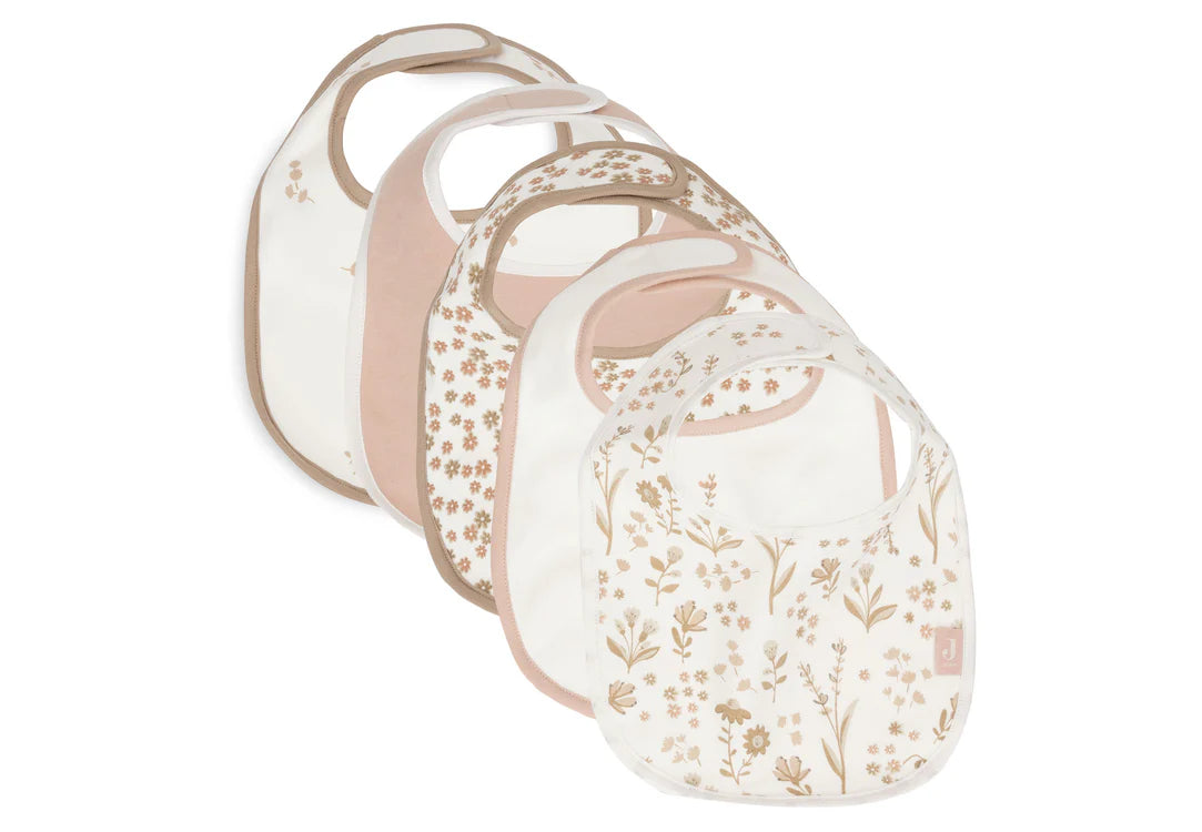 Bavoir Jersey Imperméable - Bloomy - 5 Unités