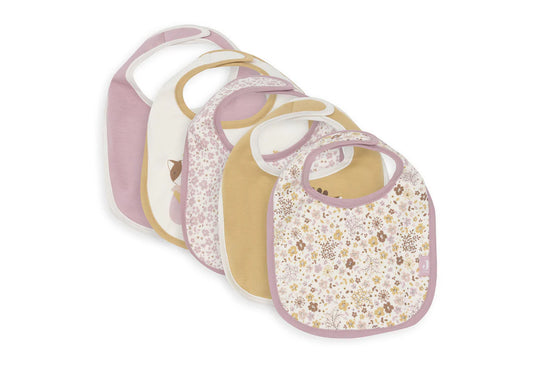 Bavoir Jersey imperméable - Flower Fairies - 5 Unités