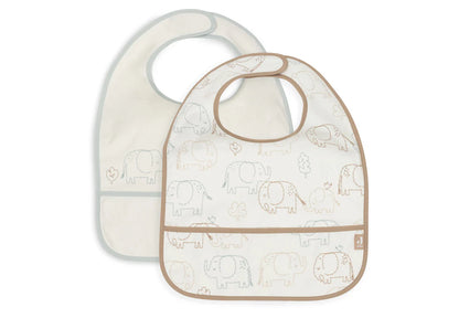 Bavoir imperméable - Elephant Tales - 2 Unités