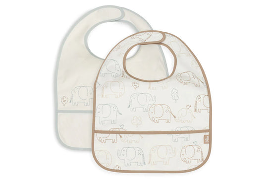 Bavoir imperméable - Elephant Tales - 2 Unités