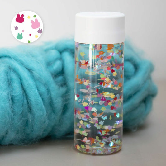 Bouteille sensorielle - Lapins