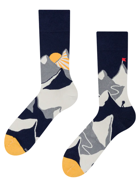 Chaussettes Bambou Coucher de Soleil sur la Montagne