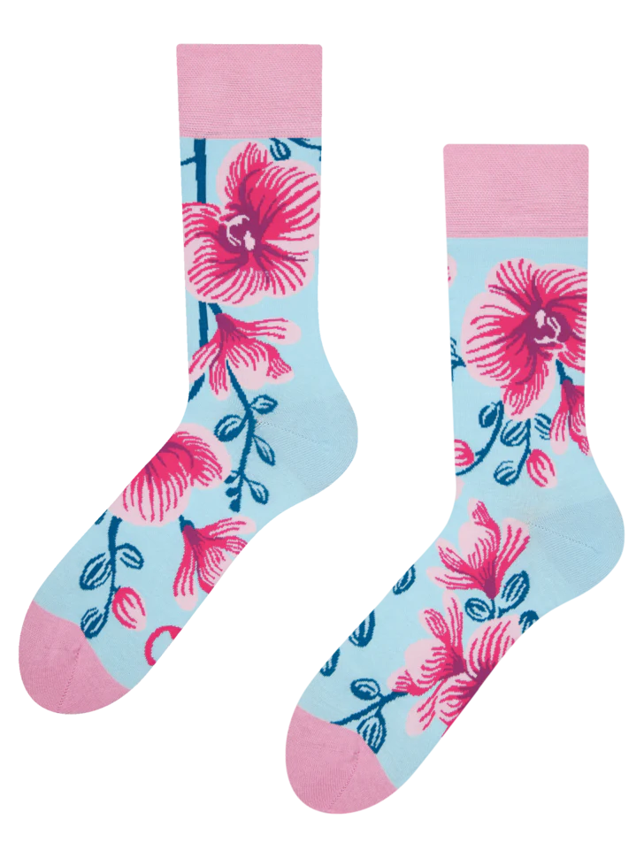 Chaussettes Orchidée