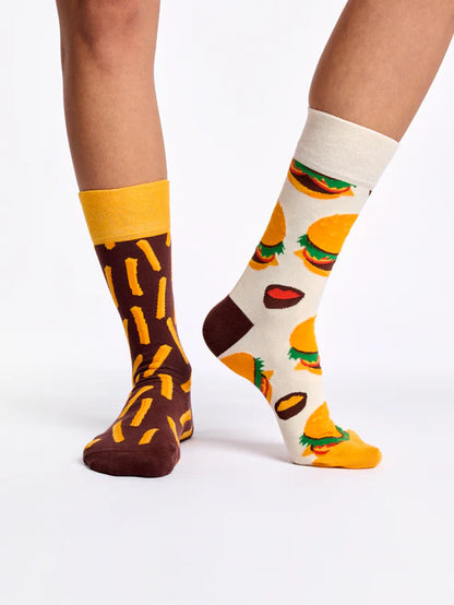 Chaussettes Burger - Frites