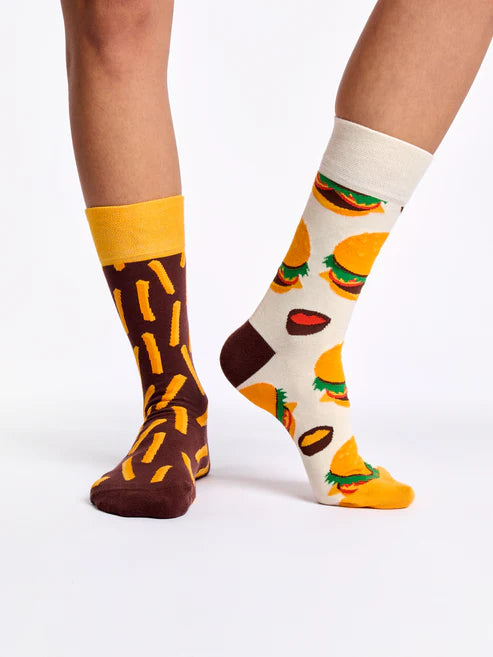 Chaussettes Burger - Frites