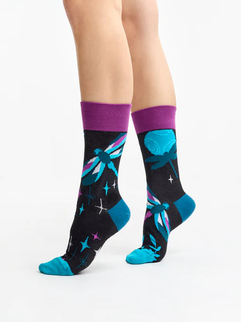 Chaussettes Libellules durant la Nuit