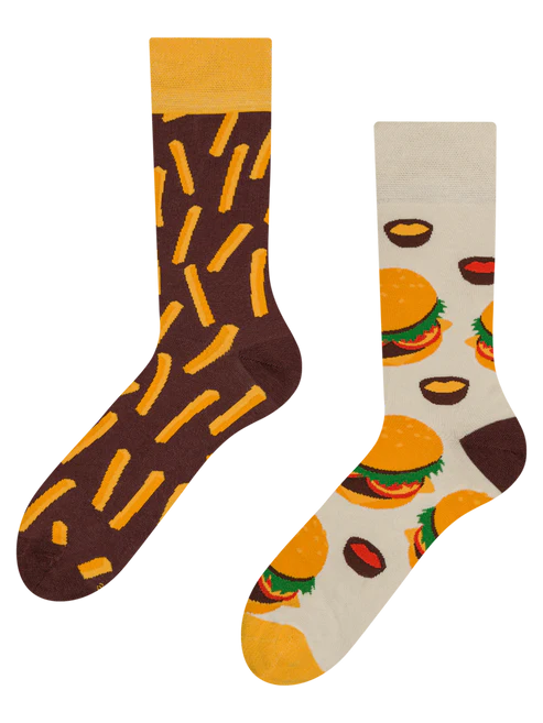Chaussettes Burger - Frites
