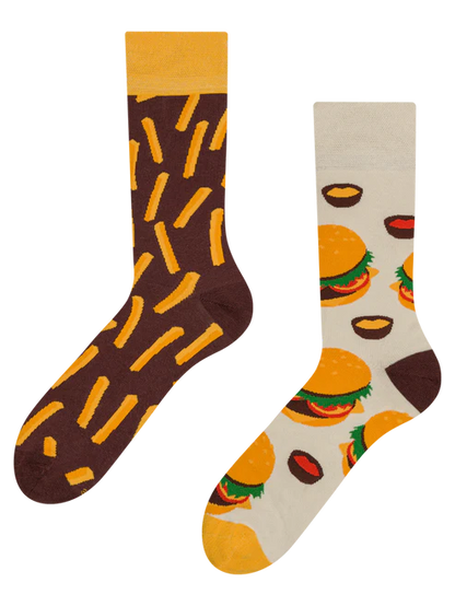 Chaussettes Burger - Frites