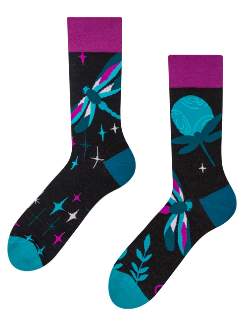 Chaussettes Libellules durant la Nuit