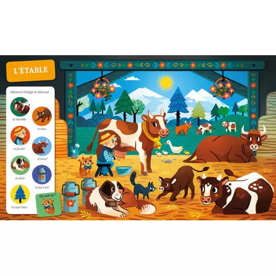 Cherche et trouve des tout-petits - A la ferme
