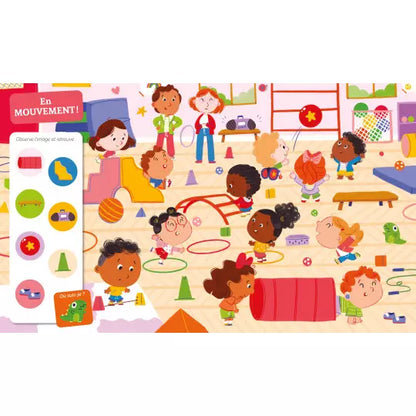 Cherche et trouve des tout-petits - À la maternelle