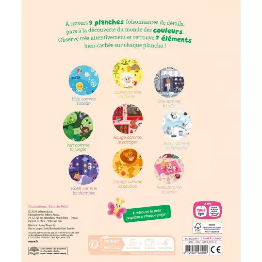 Cherche et trouve des tout-petits - Les couleurs