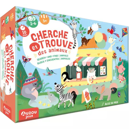 Cherche et trouve  - le jeu - Les animaux du monde