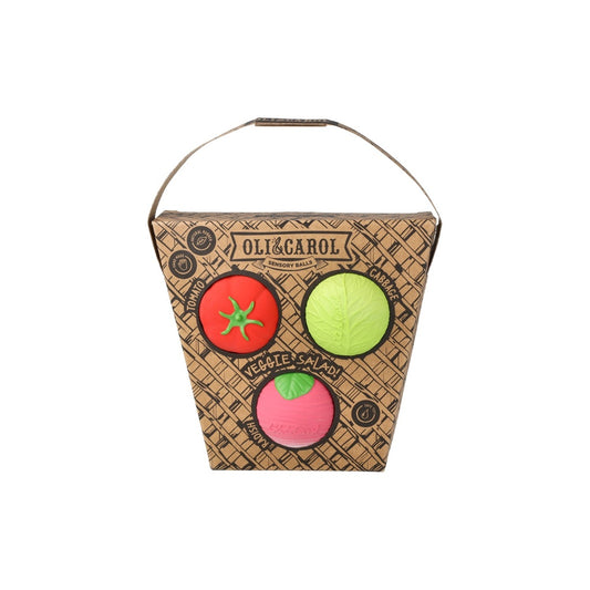 Coffret cadeau 3 balles sensorielles - salade