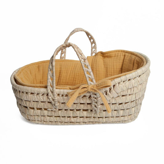 Couffin poupée moutarde