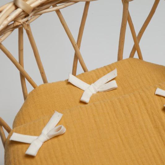 Couverture-oreiller poupée BOBBLE moutarde