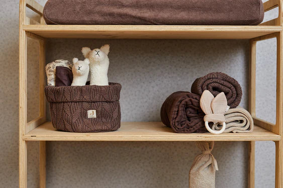 Couverture 75x100 Spring Knit - Chestnut