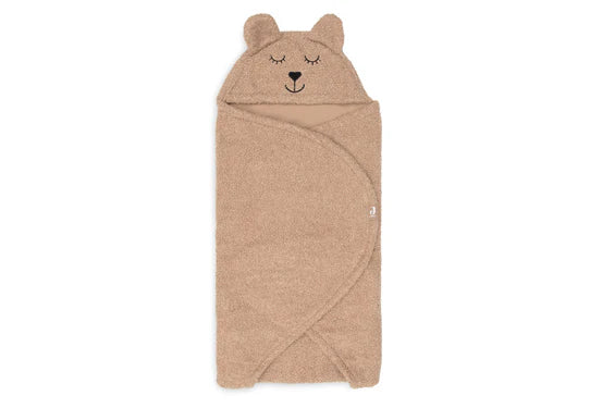 Couverture portefeuille Bear Boucle - Biscuit
