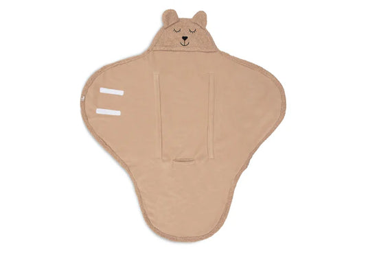 Couverture portefeuille Bear Boucle - Biscuit