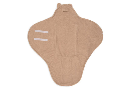 Couverture portefeuille Bear Boucle - Biscuit