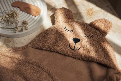 Couverture portefeuille Bear Boucle - Biscuit