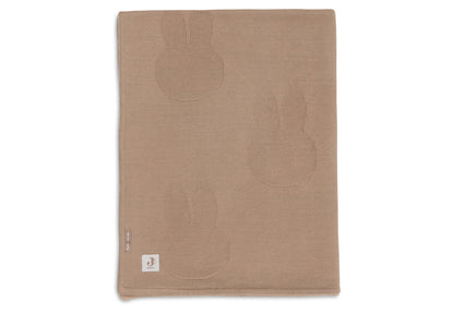 Couverture Berceau 75x100cm Miffy - Biscuit/Velvet