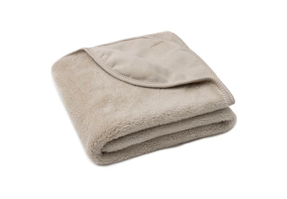 Couverture Berceau 75x100cm Basic Jersey/Sherpa - Sand
