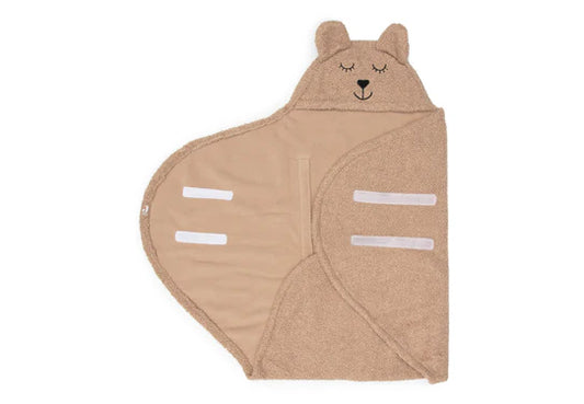 Couverture portefeuille Bear Boucle - Biscuit