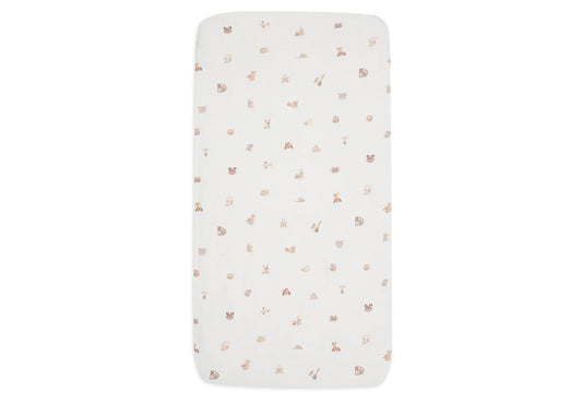 Drap-housse Jersey 60x120cm - Animal Friends