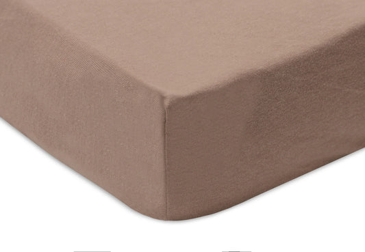 Drap-housse Jersey 60x120cm - Milky Coffee