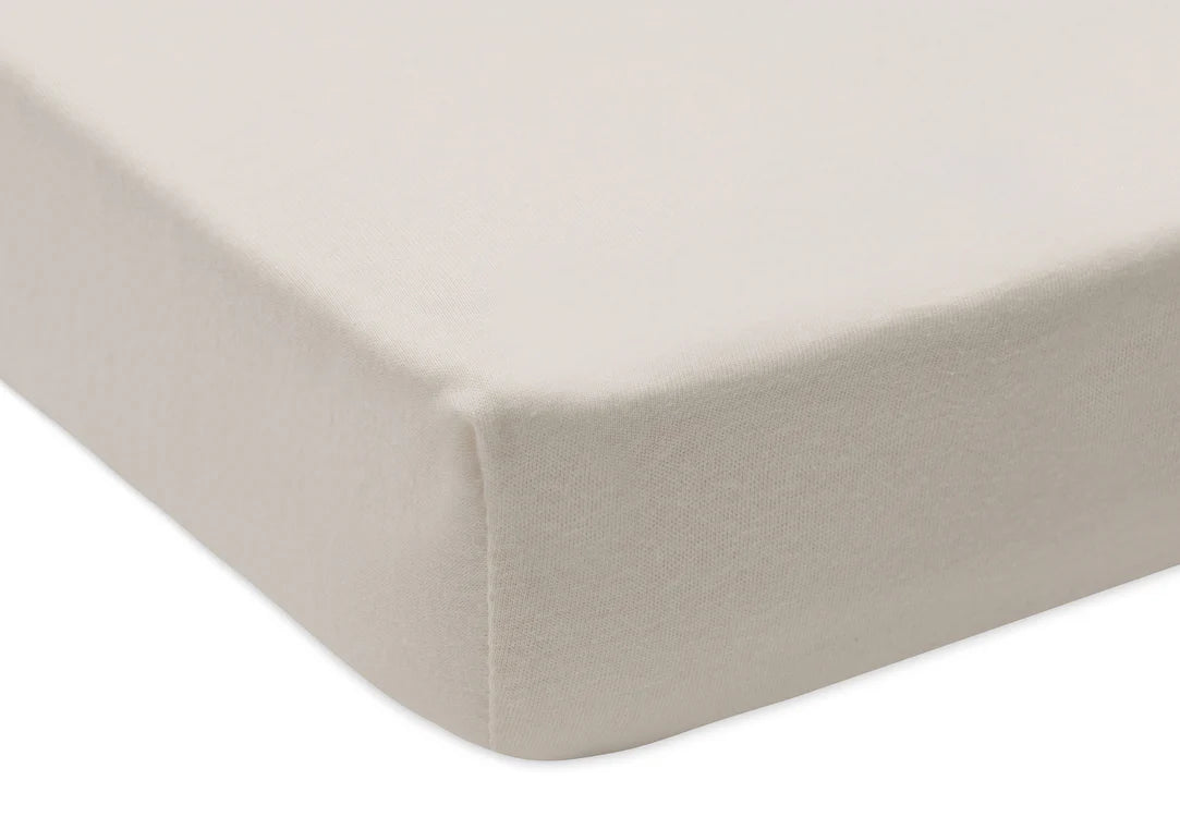 Drap-housse Jersey 60x120cm - Milky Coffee/Ivory - 2 Unités