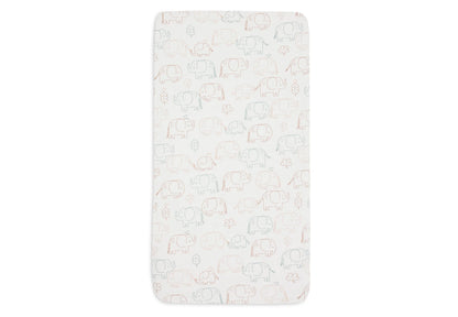 Drap-housse Jersey 60x120cm - Elephant Tales