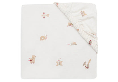 Drap-housse Jersey 60x120cm - Animal Friends