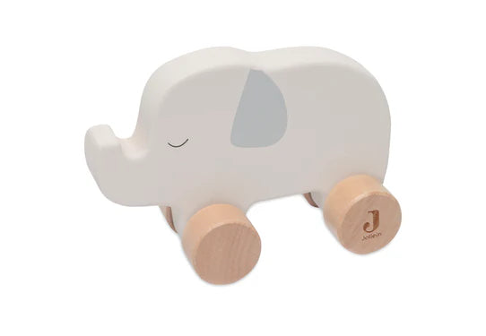 Jouet en bois à Roulettes - Elephant