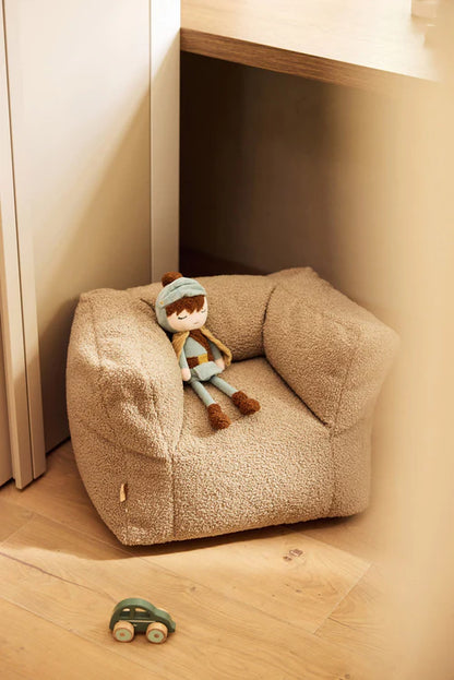 Fauteuil Pouf Enfant Teddy - Warm Sand