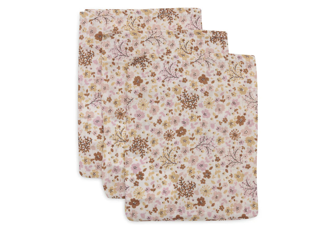 Gant de Toilette Gaze de Coton 15x20cm - Flower Fairies - 3 Unités