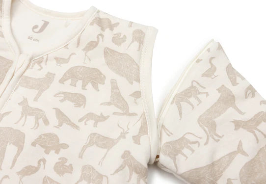 Gigoteuse Manches Amovibles 90cm - Animals - Nougat