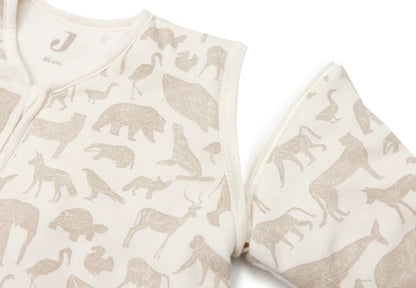 Gigoteuse Manches Amovibles 90cm - Animals - Nougat