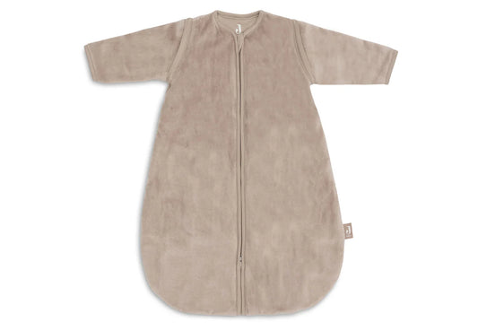 Gigoteuse avec Manches Amovible Ronde 60cm Velvet - Milky Coffee