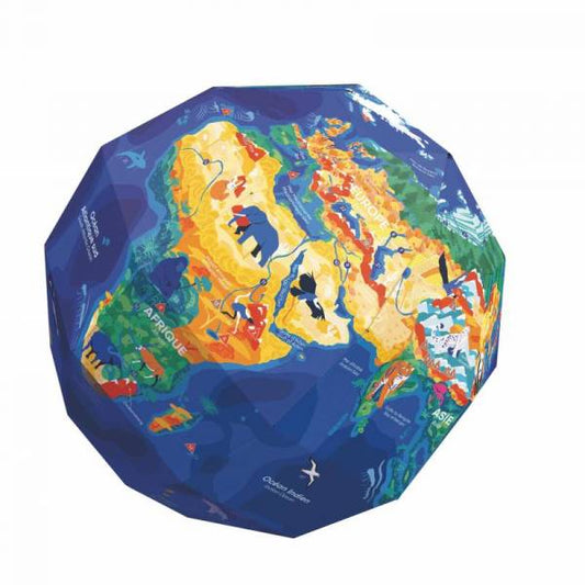 Globe 3D à construire