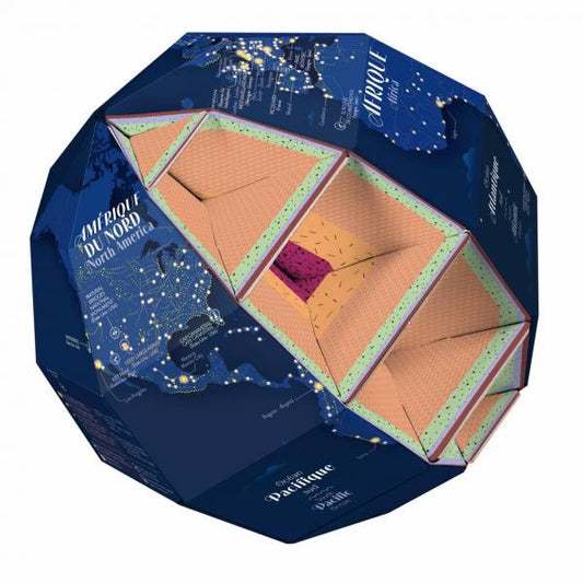 Globe 3D La Nuit - à construire