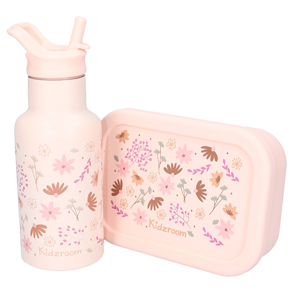 Gourde Fleurs roses