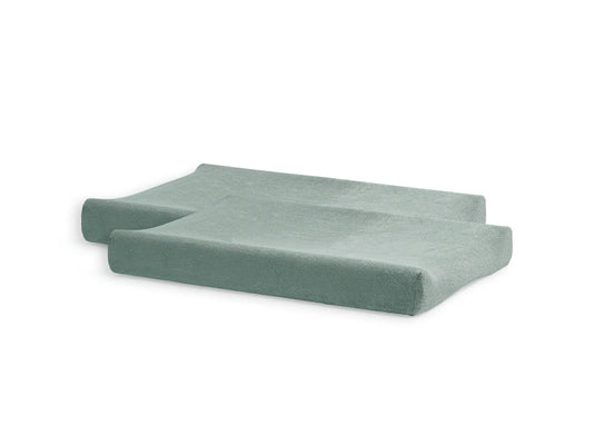 Housse matelas à Langer Éponge 50x70cm - Ash Green - 2 Unités