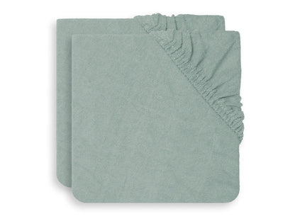 Housse matelas à Langer Éponge 50x70cm - Ash Green - 2 Unités