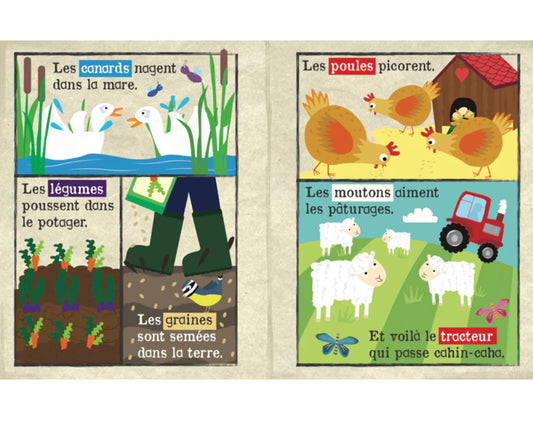 Mon journal en tissu - La ferme
