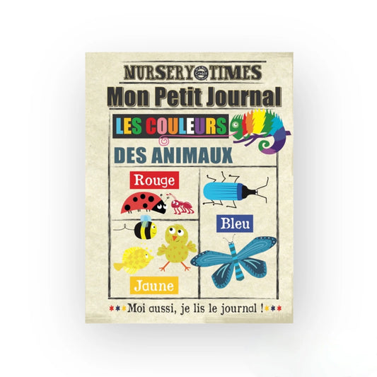 Mon journal en tissu - Les couleurs