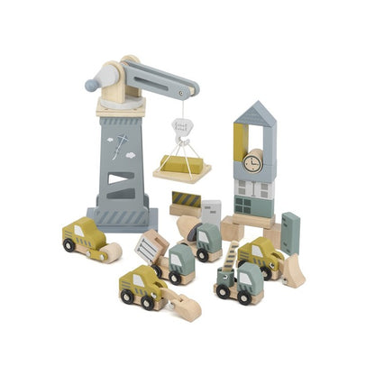 Site de construction en bois