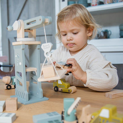 Site de construction en bois